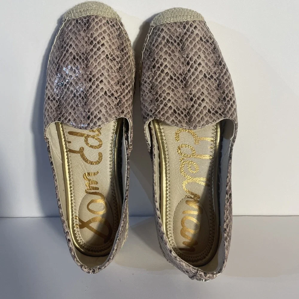 Sam Edelman Kesia Espadrille Flats Womens 7M Leather Upper 1